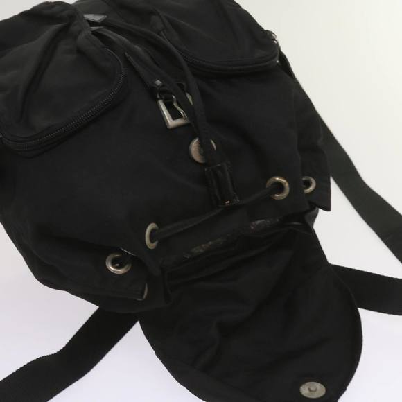 PRADA Backpack Nylon Black Auth ep3332 - Picture 10 of 16